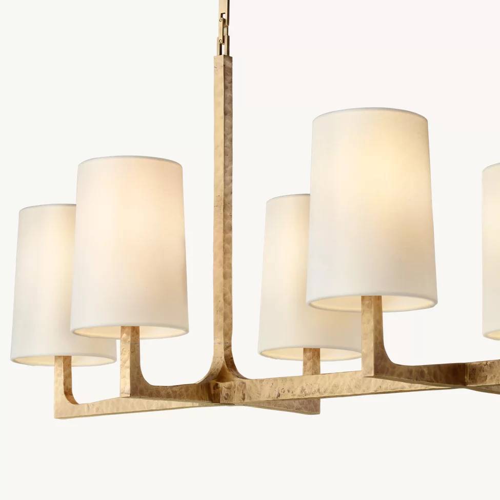 Wright Simplicity Forged Linear Chandelier 72"