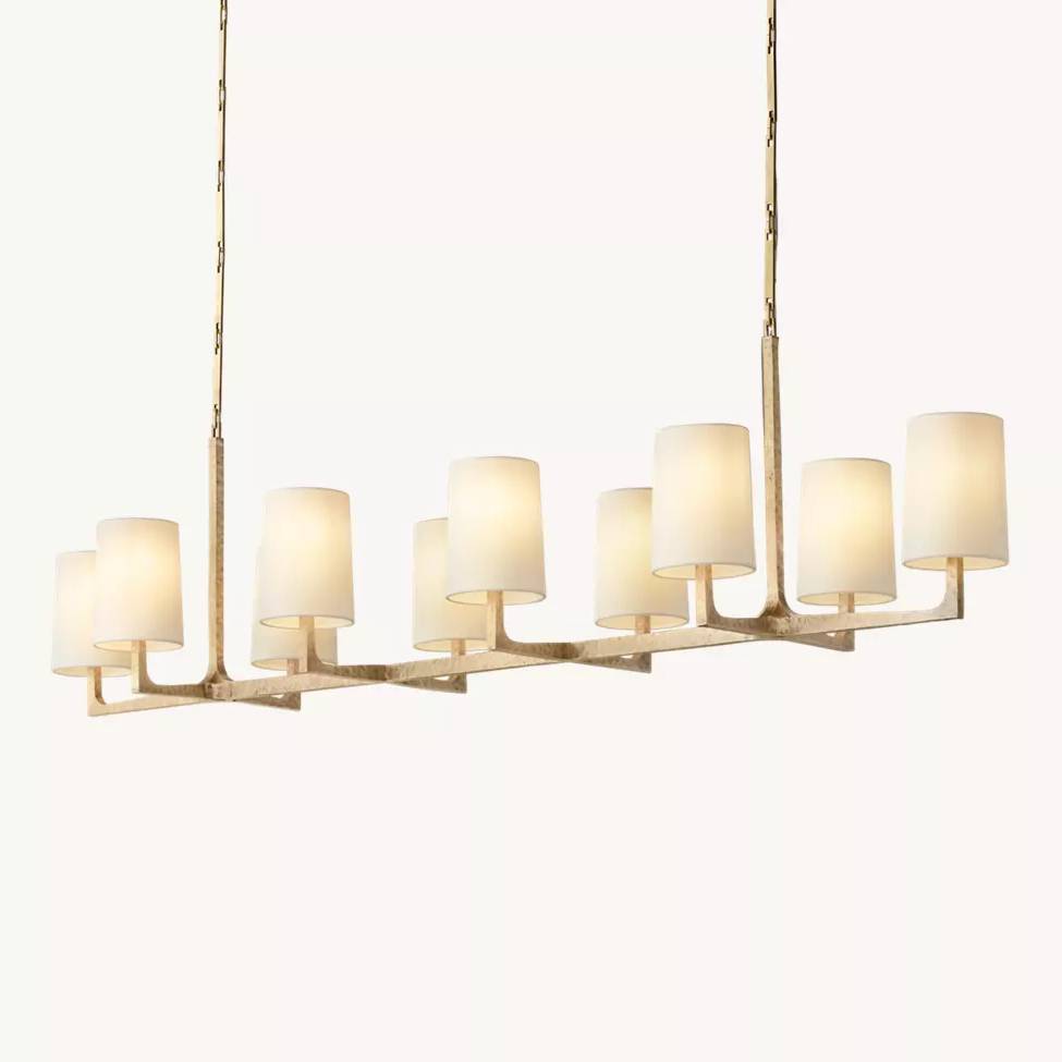 Wright Simplicity Forged Linear Chandelier 72"