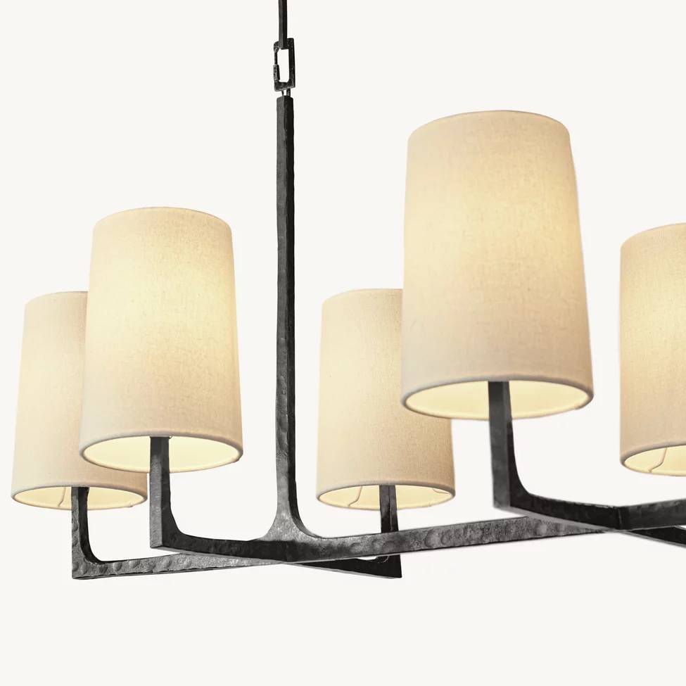 Wright Simplicity Forged Linear Chandelier 72"