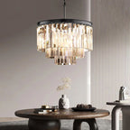 Odeon Deco Prism Round Chandelier 20"