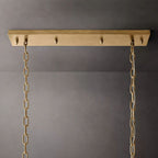 Odeon Deco Prism Rectangular Tiered Chandelier 40"