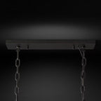 Odeon Deco Prism Rectangular Tiered Chandelier 40"