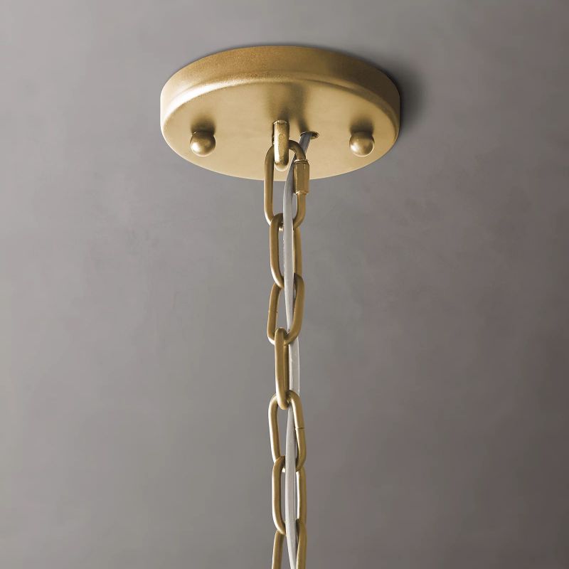 Odeon Deco Prism Tiered Square Chandelier 22"