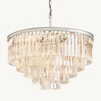 Odeon Deco Prism Round Chandelier 32"