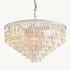 Odeon Deco Prism Round Chandelier 44"