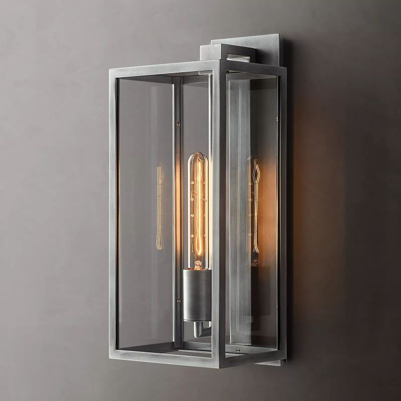 Beckman Framed Glass Wall Sconce