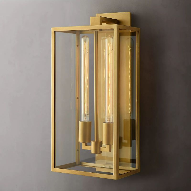 Beckman Framed Glass Wall Sconce