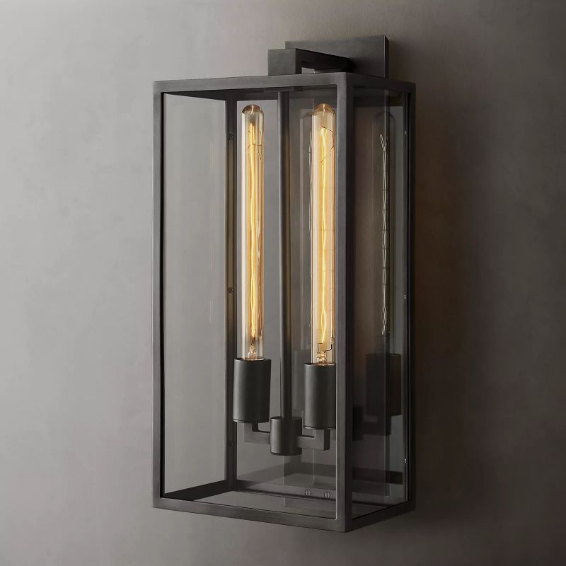Beckman Framed Glass Wall Sconce
