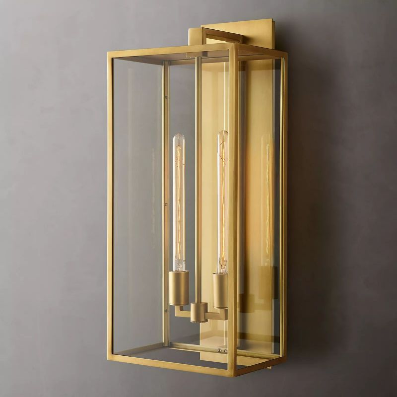 Beckman Framed Glass Wall Sconce