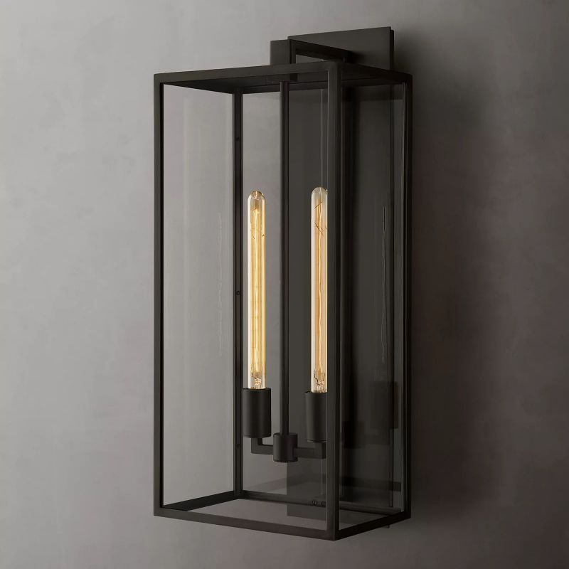 Beckman Framed Glass Wall Sconce