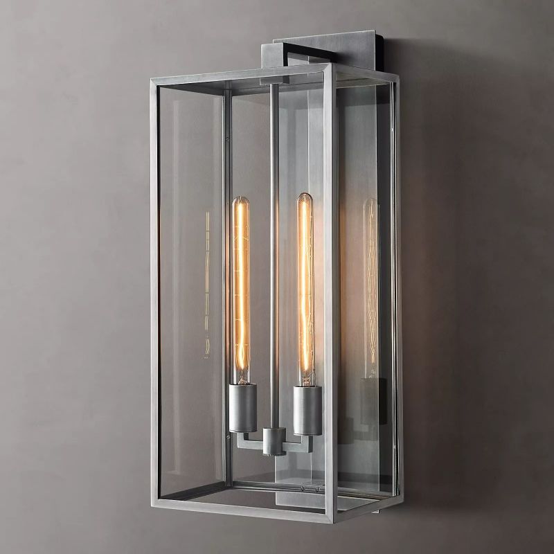 Beckman Framed Glass Wall Sconce