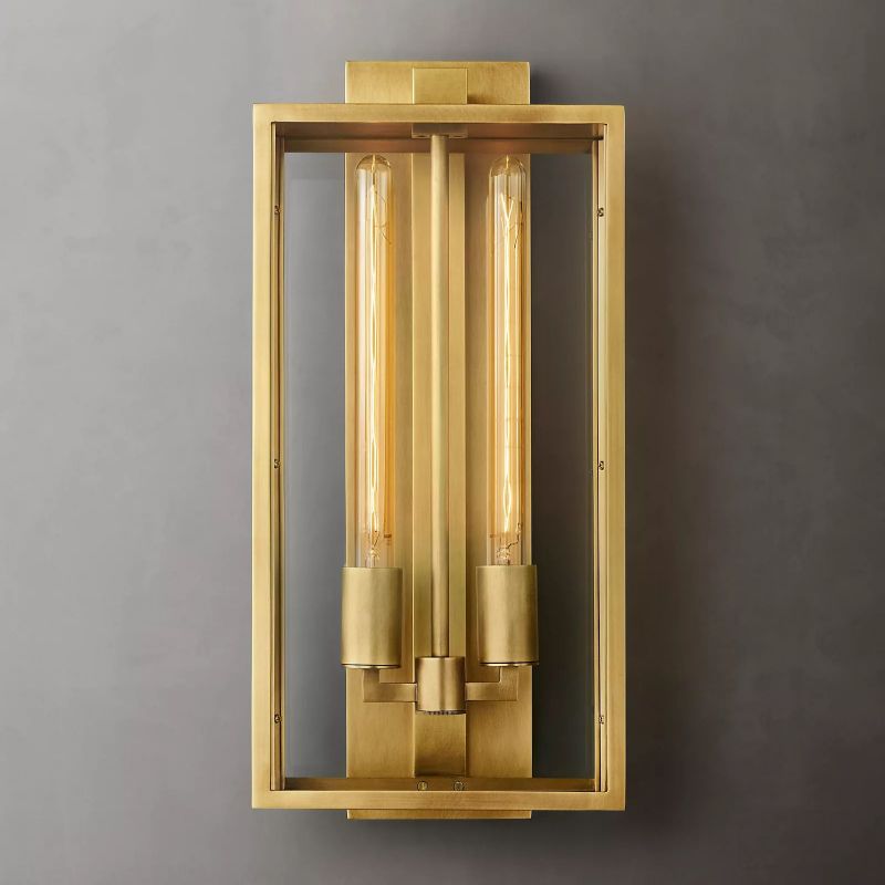 Beckman Framed Glass Wall Sconce