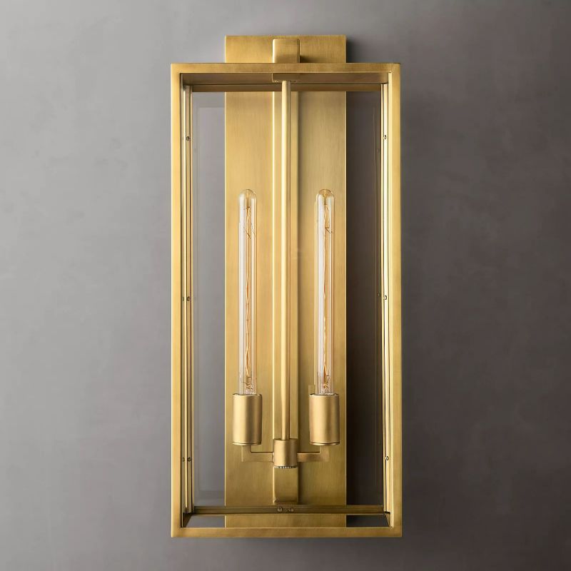 Beckman Framed Glass Wall Sconce