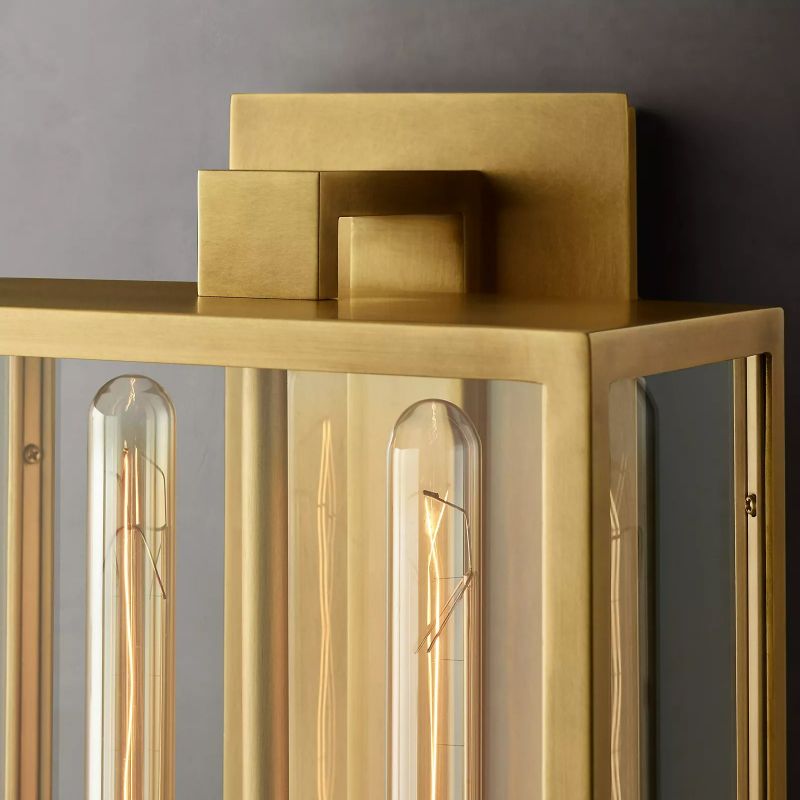 Beckman Framed Glass Wall Sconce
