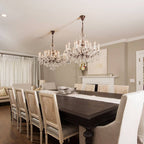 Rococo Vintage Crystal Round Chandelier 33"