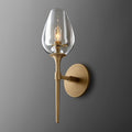 Tulip Crystal Petal Wall Sconce
