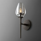 Tulip Crystal Petal Wall Sconce