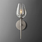 Tulip Crystal Petal Wall Sconce