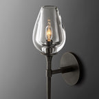 Tulip Crystal Petal Wall Sconce