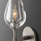 Tulip Crystal Petal Wall Sconce