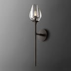 Tulip Crystal Petal Wall Sconce