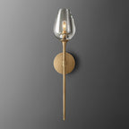 Tulip Crystal Petal Wall Sconce