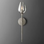 Tulip Crystal Petal Wall Sconce