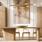 Rousselin 8-Light Mobile Orb Chandelier 68"