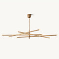 Rousselin 8-Light Mobile Orb Chandelier 53"