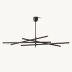 Rousselin 8-Light Mobile Orb Chandelier 53"