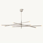 Rousselin 8-Light Mobile Orb Chandelier 53"
