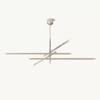 Rousselin 8-Light Mobile Orb Chandelier 53"