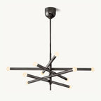 Rousselin 10-Light Mobile Orb Chandelier 38"