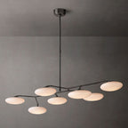 Sylvaine Frosted Glass Linear Chandelier 60"