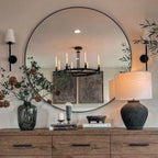 Cannele Ribbed Glass Round Chandelier 36"