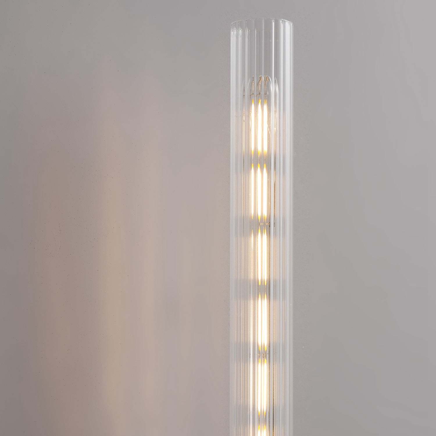 Cannele Ribbed Glass Wall Sconce