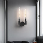 Cannele Ribbed Glass Double Wall Sconce