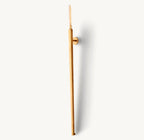 Cannele Ribbed Glass Torch Wall Sconce
