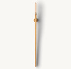 Cannele Ribbed Glass Torch Wall Sconce