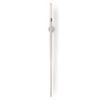 Cannele Ribbed Glass Torch Wall Sconce
