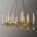 Fontanelle Vintage Glow Round Chandelier 46"