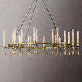 Fontanelle Vintage Glow Round Chandelier 70"