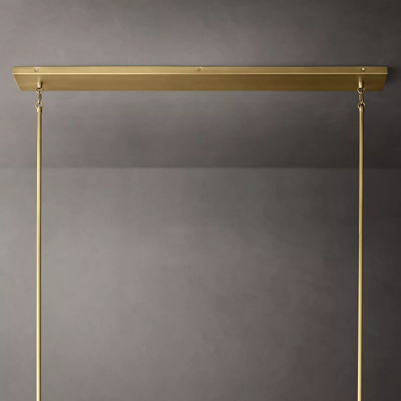Fontanelle Vintage Glow Linear Chandelier 66"
