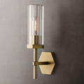 Lambert Hexagonal Glass Wall Sconce