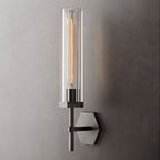 Lambert Hexagonal Glass Wall Sconce