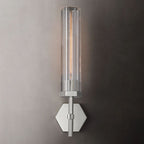 Lambert Hexagonal Glass Wall Sconce