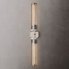 Lambert Hexagonal Glass Double Wall Sconce