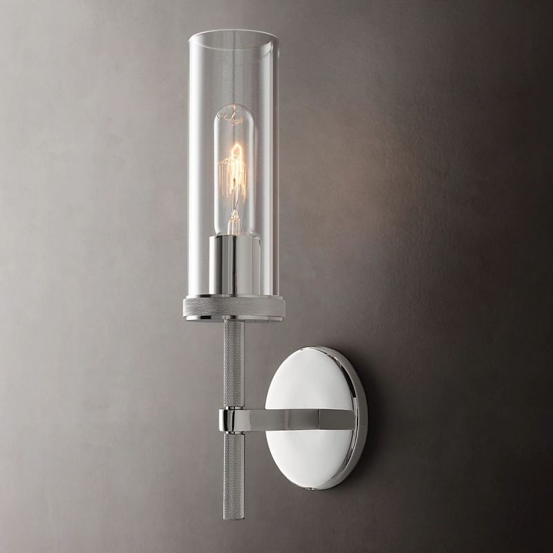 Lambert Cylindrical Glass Wall Sconce