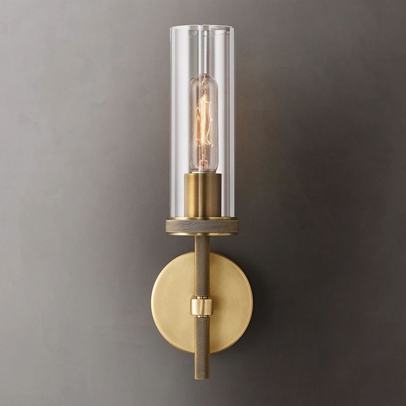 Lambert Cylindrical Glass Wall Sconce