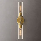 Lambert Cylindrical Glass Double Wall Sconce